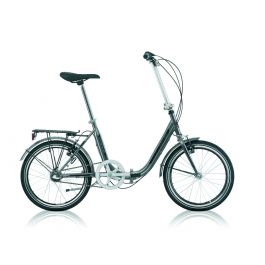 Vouwfiets DAX 20 inch Donkergrijs 3 versnellingen
