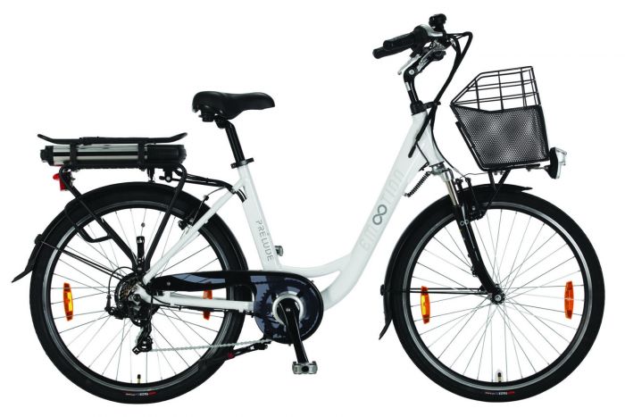 Ironisch wapen lid Elektrische fiets E-Vision PRÉLUDE 26 inch Wit 7 versnellingen