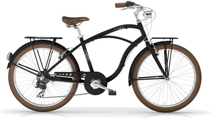 Beach Cruiser heren Maui 26 zwart versnellingen