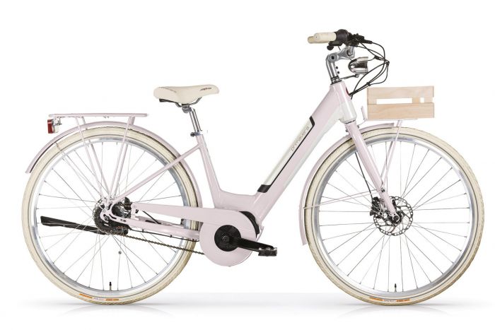 Elektrische damesfiets ePrimavera 28 inch blauw 5 versnellingen